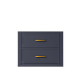 Castor 24 in W x 18 in D Blue Single Bath Vanity