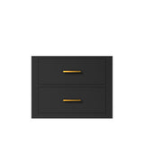 Castor 24 in W x 18 in D Black Single Bath Vanity