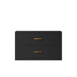 Castor 30 in W x 22 in D Black Single Bath Vanity