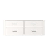 Castor 48 in W x 22 in D White Single Bath Vanity