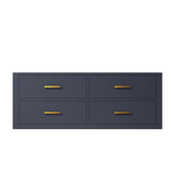Castor 48 in W x 22 in D Blue Single Bath Vanity