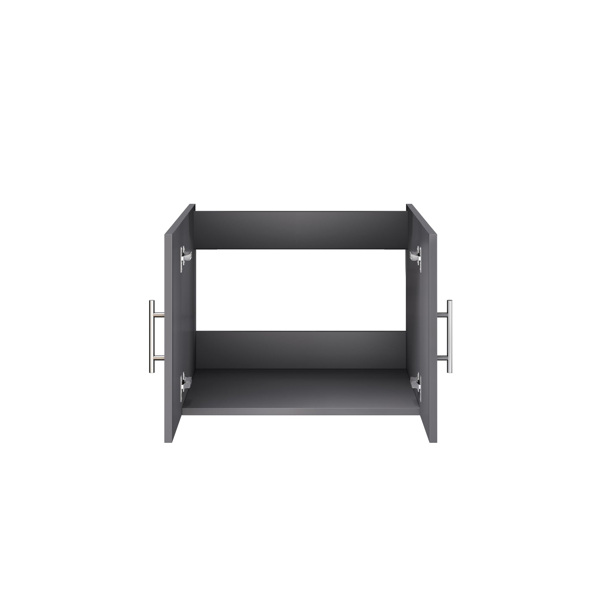Geneva 24 in. W x 22 in. D Dark Grey Bath Vanity