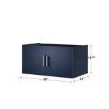 Geneva 36 in. W x 22 in. D Navy Blue Bath Vanity