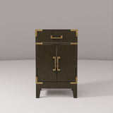 Laurel 20 in W x 18 in D Brown Oak Single Bath Vanity