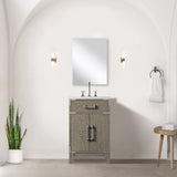 Laurel 20 in W x 18 in D Grey Oak Single Bath Vanity