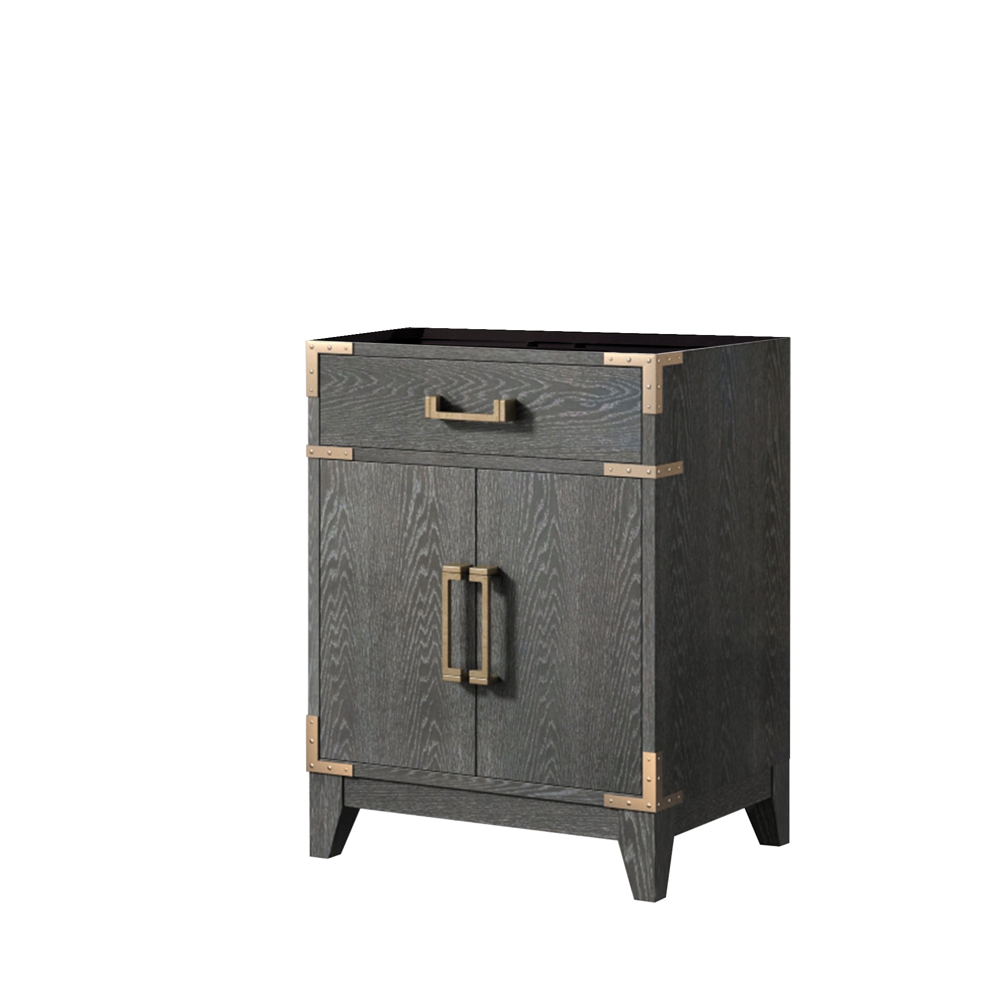 Laurel 24 in W x 18 in D Black Oak Single Bath Vanity