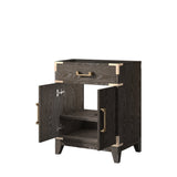 Laurel 24 in W x 18 in D Brown Oak Single Bath Vanity