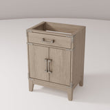 Laurel 24 in W x 18 in D Grey Oak Single Bath Vanity