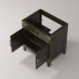 Laurel 30 in W x 22 in D Brown Oak Single Bath Vanity