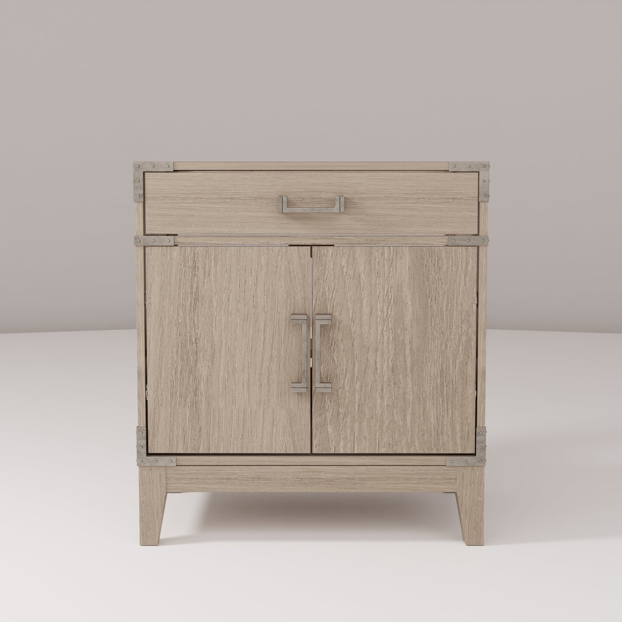 Laurel 30 in W x 22 in D Grey Oak Single Bath Vanity