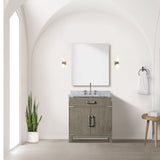 Laurel 30 in W x 22 in D Grey Oak Single Bath Vanity