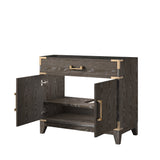 Laurel 36 in W x 22 in D Brown Oak Single Bath Vanity