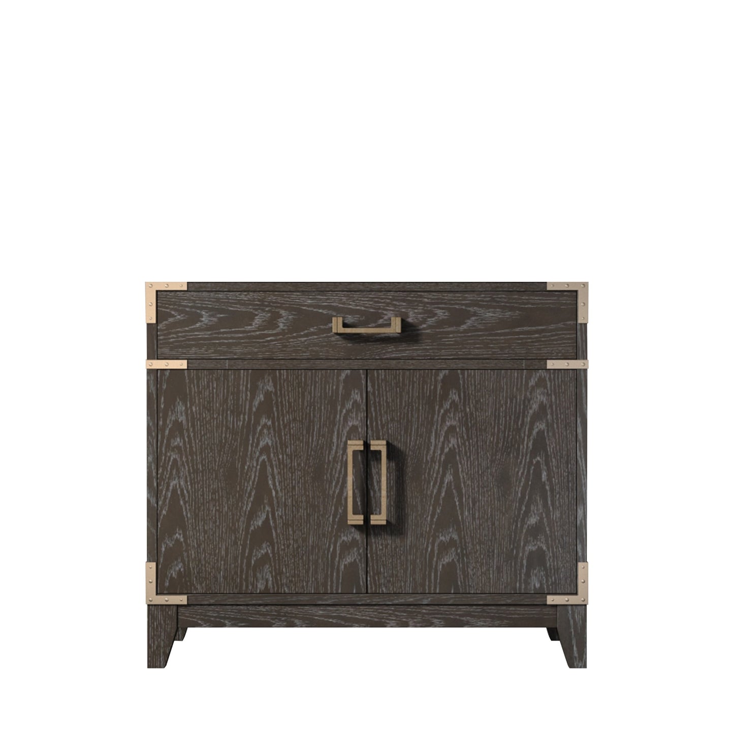 Laurel 36 in W x 22 in D Brown Oak Single Bath Vanity