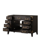 Laurel 48 in W x 22 in D Brown Oak Single Bath Vanity