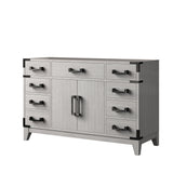 Laurel 48 in W x 22 in D White Oak Single Bath Vanity