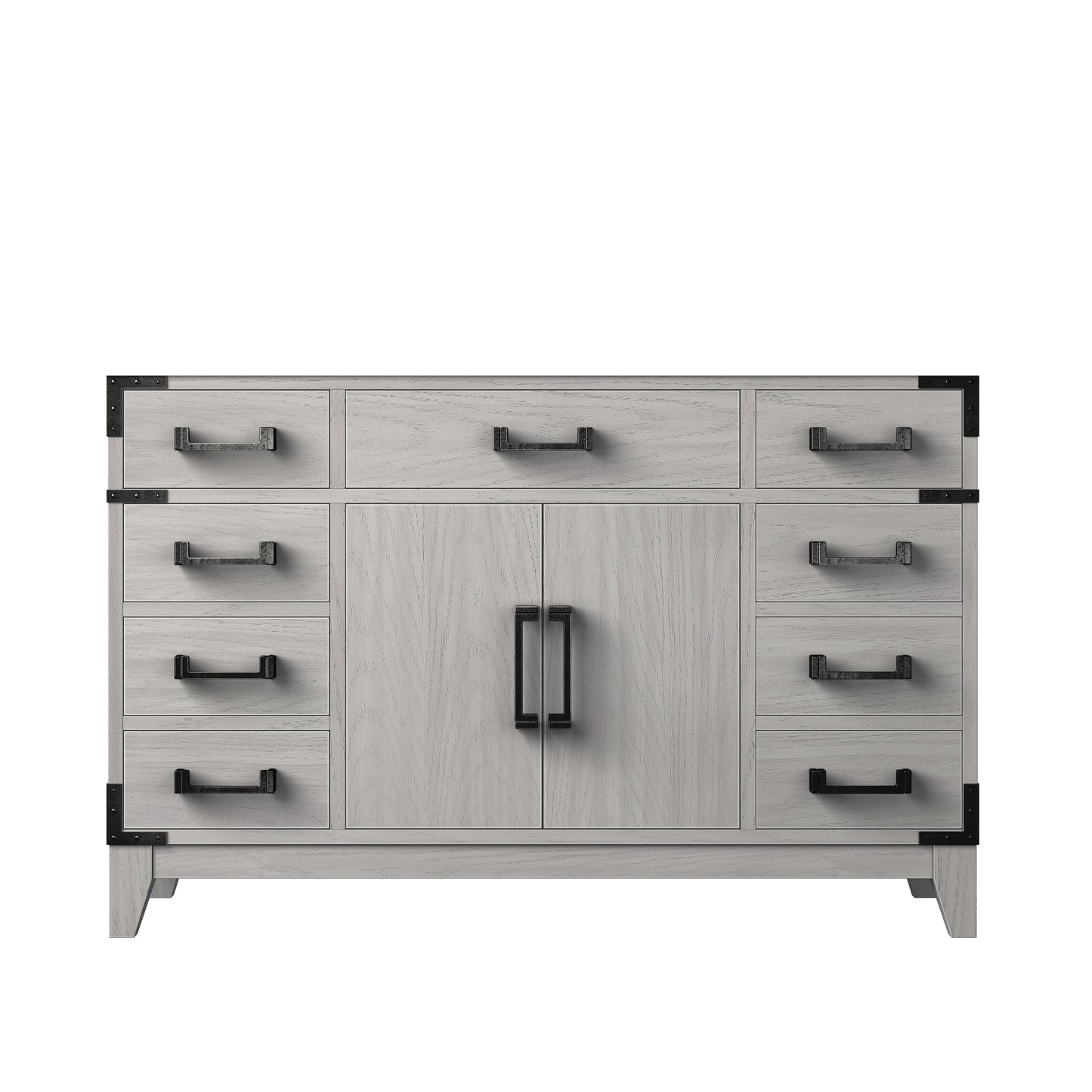 Laurel 48 in W x 22 in D White Oak Single Bath Vanity