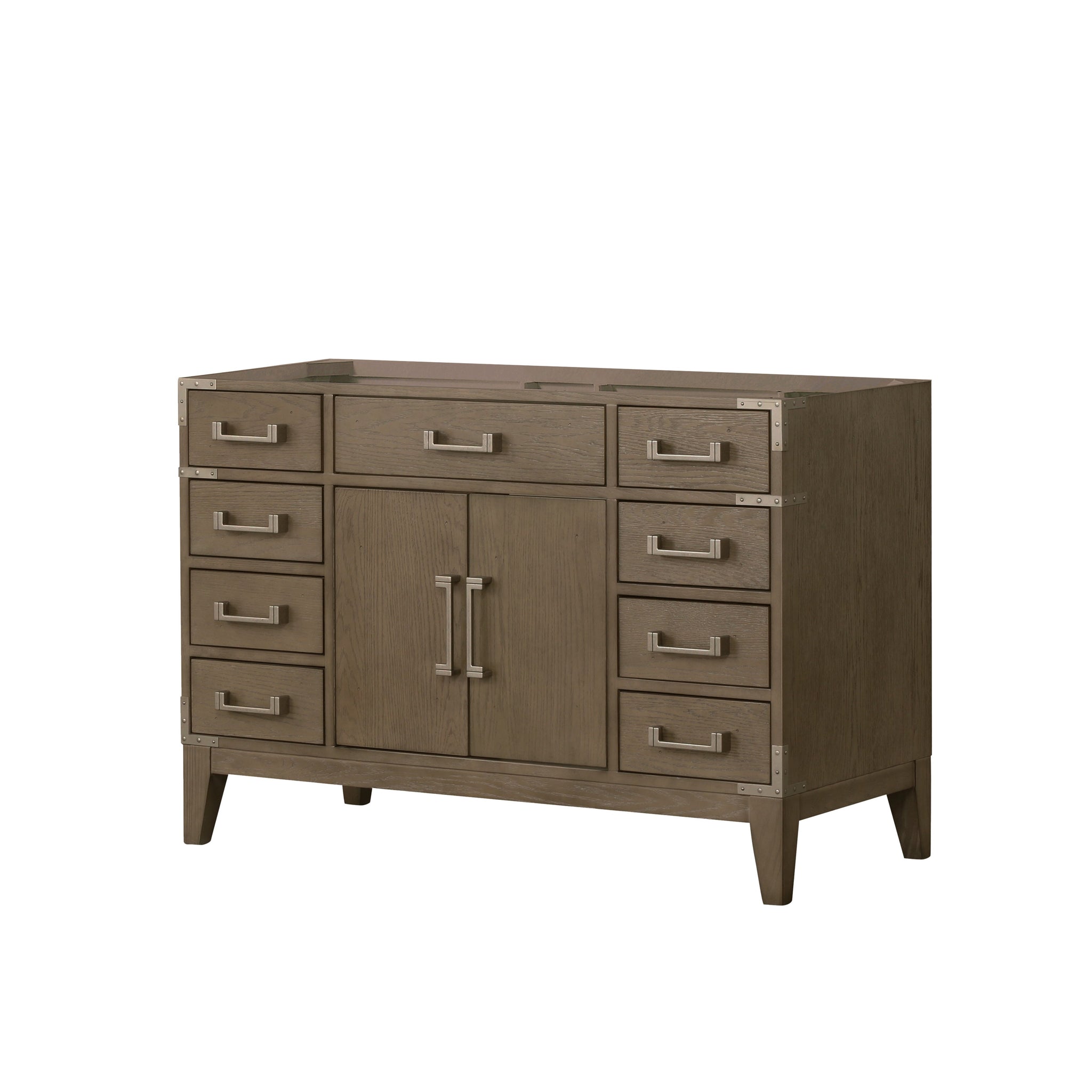 Laurel 48 in W x 22 in D Grey Oak Single Bath Vanity