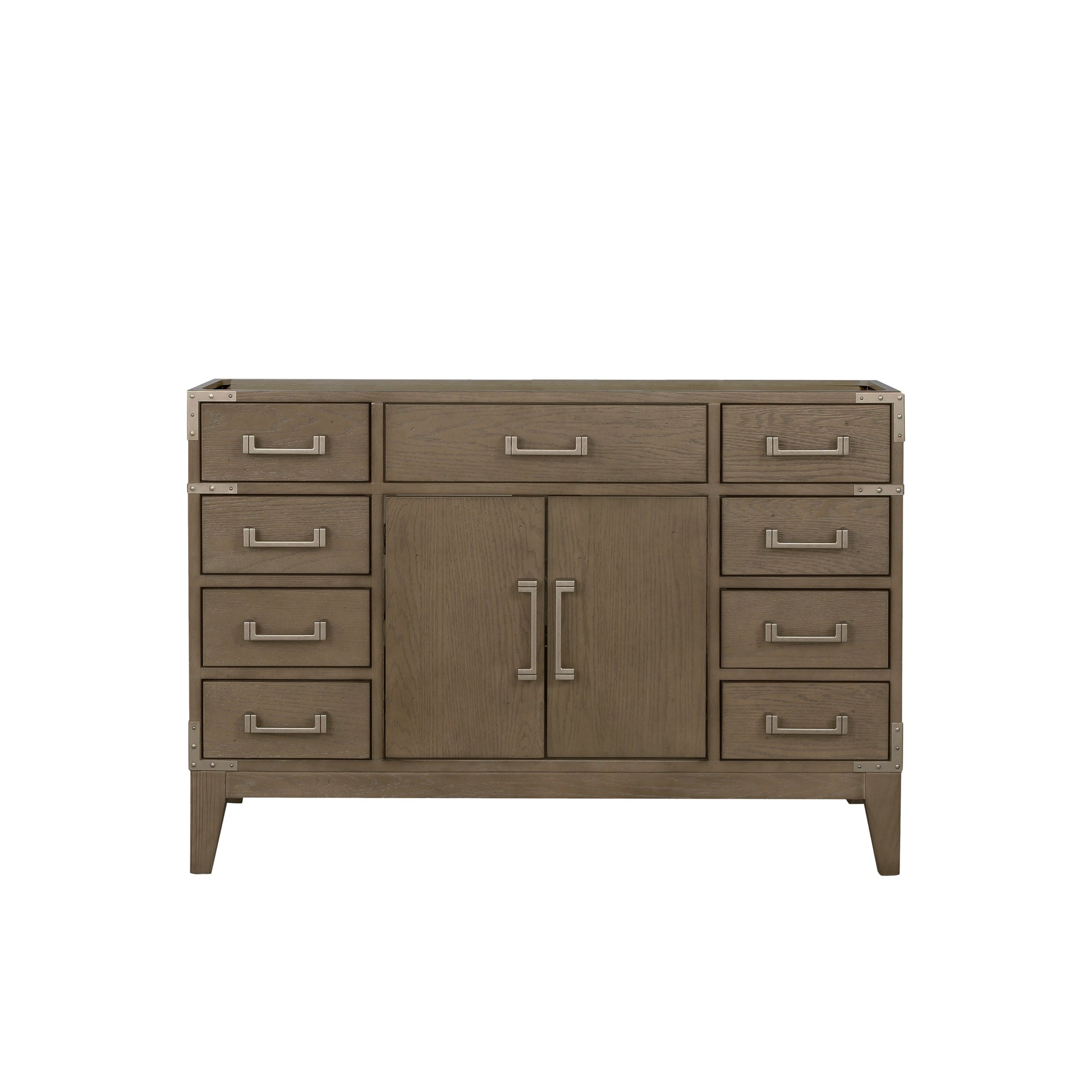 Laurel 48 in W x 22 in D Grey Oak Single Bath Vanity
