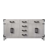 Laurel 60 in W x 22 in D White Oak Double Bath Vanity