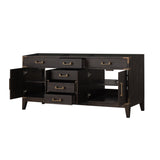 Laurel 72 in W x 22 in D Brown Oak Double Bath Vanity