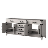 Laurel 72 in W x 22 in D White Oak Double Bath Vanity
