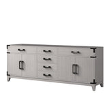 Laurel 80 in W x 22 in D White Oak Double Bath Vanity