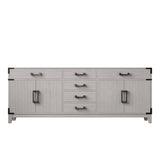Laurel 80 in W x 22 in D White Oak Double Bath Vanity