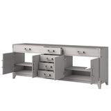 Laurel 84 in W x 22 in D White Oak Double Bath Vanity