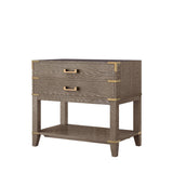Norwalk 36 in W x 22 in D Grey Oak Single Bath Vanity