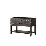 Norwalk 48 in W x 22 in D Brown Oak Single Bath Vanity