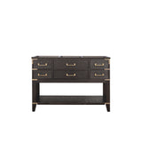 Norwalk 48 in W x 22 in D Brown Oak Single Bath Vanity