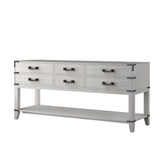Norwalk 72 in W x 22 in D White Oak Double Bath Vanity