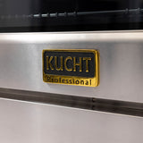 36 in. 5.2 cu. ft. 6 Burners Dual Fuel Range for Natural Gas in Stainless Steel with Kucht Horus Thermostat