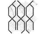Modella La Marca Statuarietto Polished Glazed Porcelain Mosaic