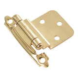 Hinge 3/8 Inch Inset Surface Face Frame Self-Close (2 Hinges/Per Pack) - Hickory Hardware