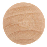 Wood Knob 1 Inch Diameter (2 Pack) - Natural Woodcraft Collection
