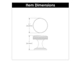 Knob 1 Inch Diameter - American Diner Collection