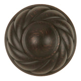 Oil Rubbed Bronze Door Knob 1-5/16 Inch Diameter - French Country Collection
