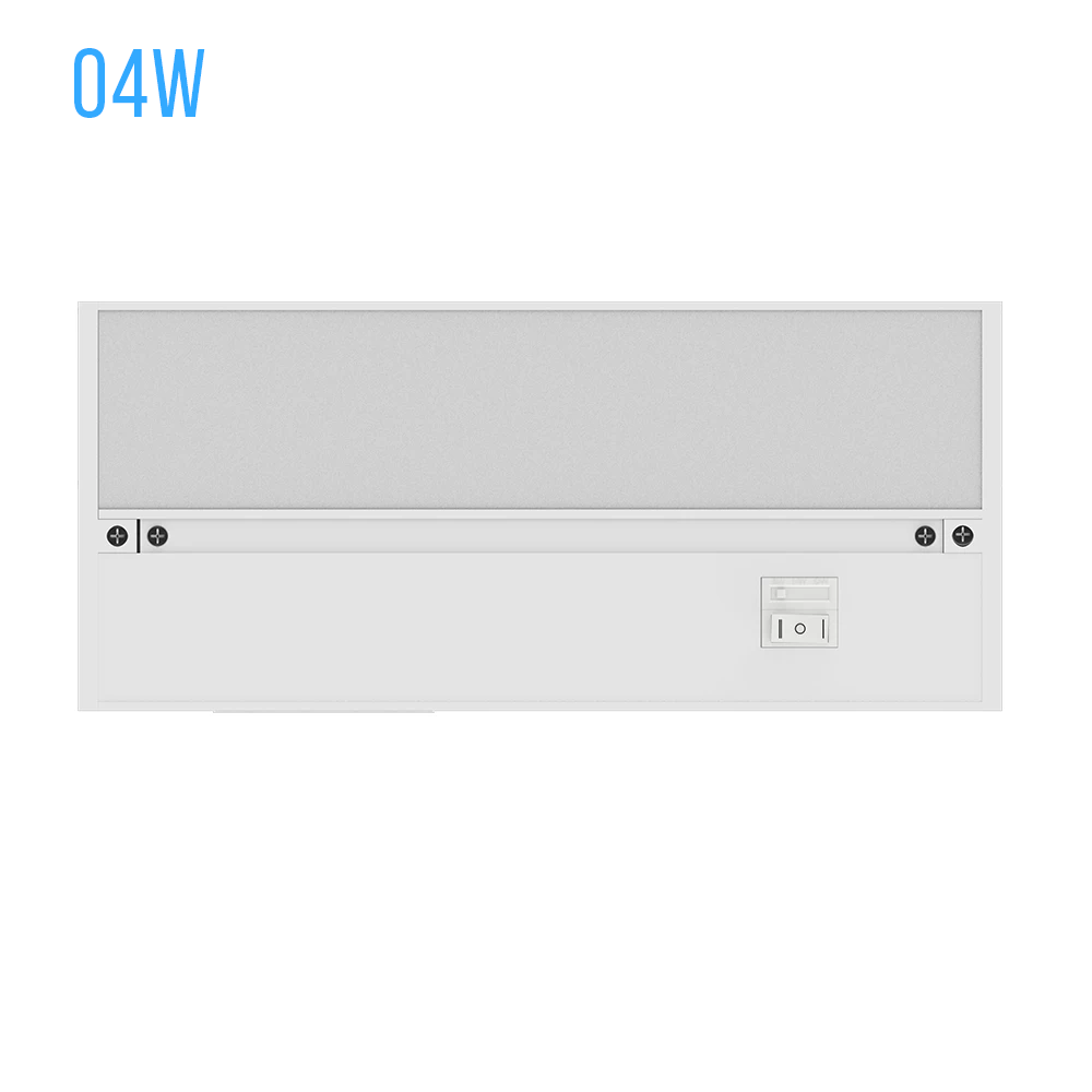 Under Cabinet LED Lighting, Dimmable, CRI90, White Finished, Direct Plug-in, Linkable, Color Changeable (3000K/4000K/5000K) Under Counter Lights for Kitchen, Desk, Workspace