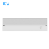Under Cabinet LED Lighting, Dimmable, CRI90, White Finished, Direct Plug-in, Linkable, Color Changeable (3000K/4000K/5000K) Under Counter Lights for Kitchen, Desk, Workspace