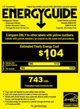 ZLINE 36 in. 28.9 cu. ft. Standard-Depth French Door External Water Dispenser Refrigerator with Dual Ice Maker in Fingerprint-Resistant Stainless Steel (RSM-W-36)