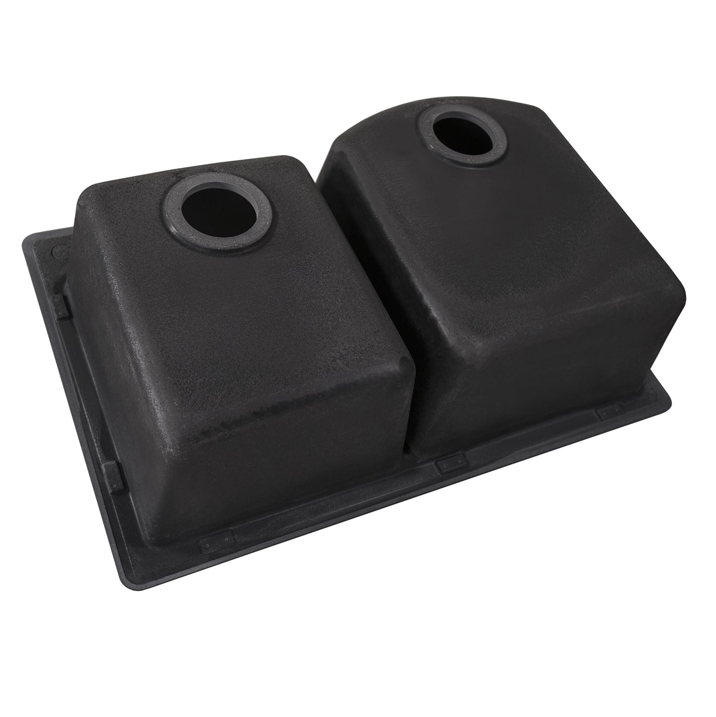 33 x 22 inch Dual-Mount Granite Composite Double Bowl Kitchen Sink