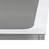 Low-Divide Undermount Tight Radius 50/50 Double Bowl 16 Gauge Stainless Steel Kitchen Sink