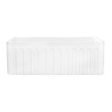30 x 20 inch Fireclay Reversible Farmhouse Apron-Front Kitchen Sink Single Bowl