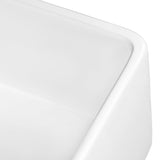 30 x 20 inch Fireclay Reversible Farmhouse Apron-Front Kitchen Sink Single Bowl