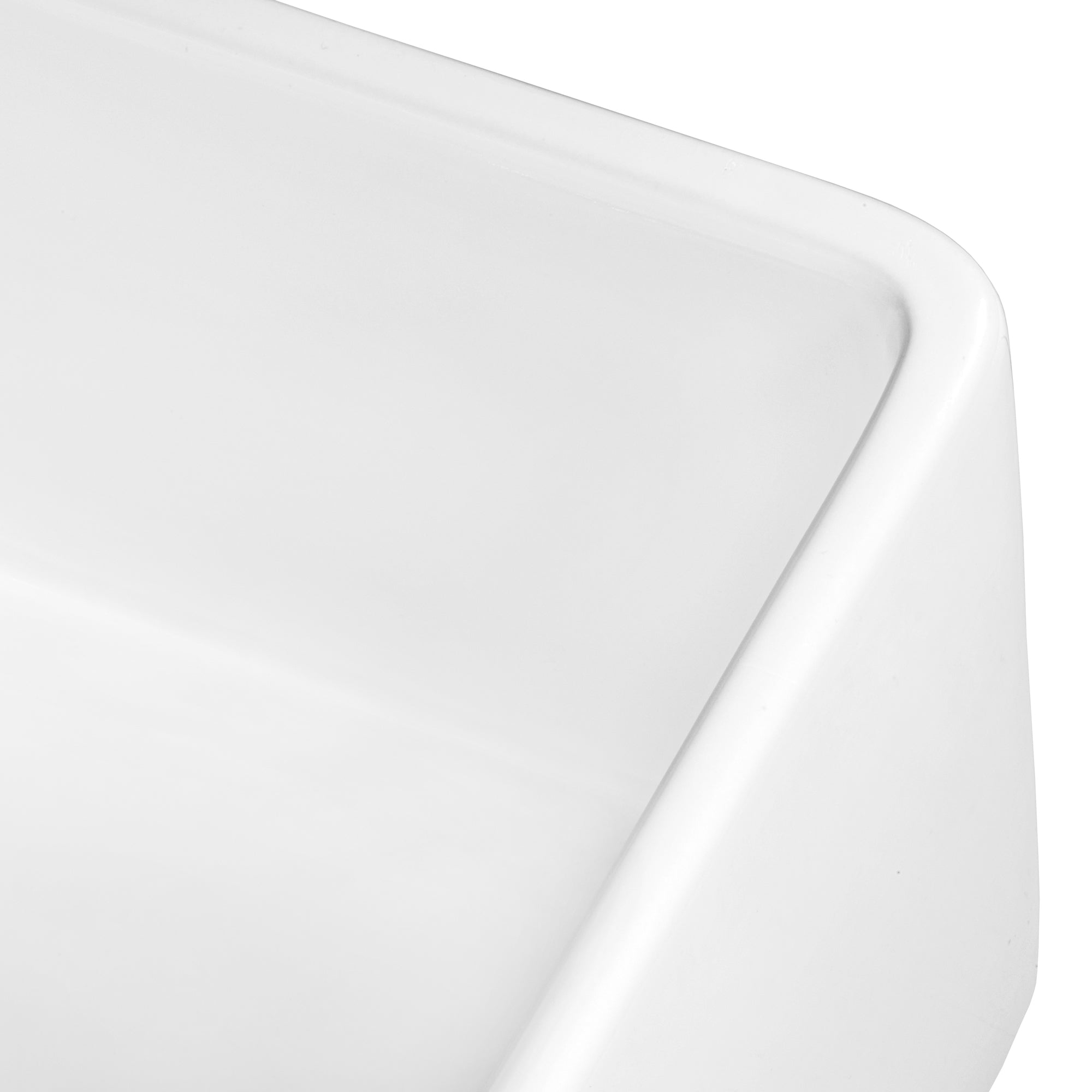 30 x 20 inch Fireclay Reversible Farmhouse Apron-Front Kitchen Sink Single Bowl