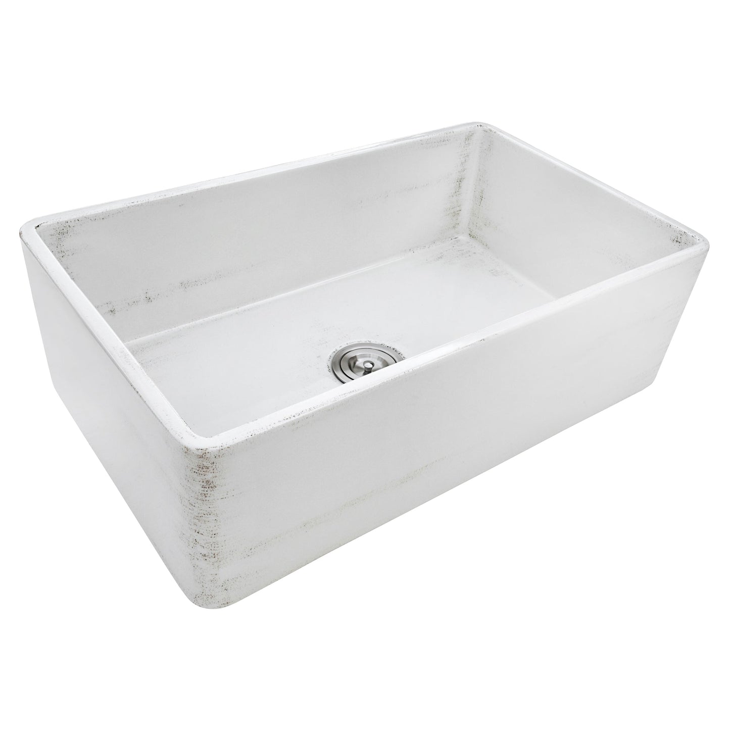 33 x 20 inch Fireclay Reversible Farmhouse Apron-Front Kitchen Sink Single Bowl