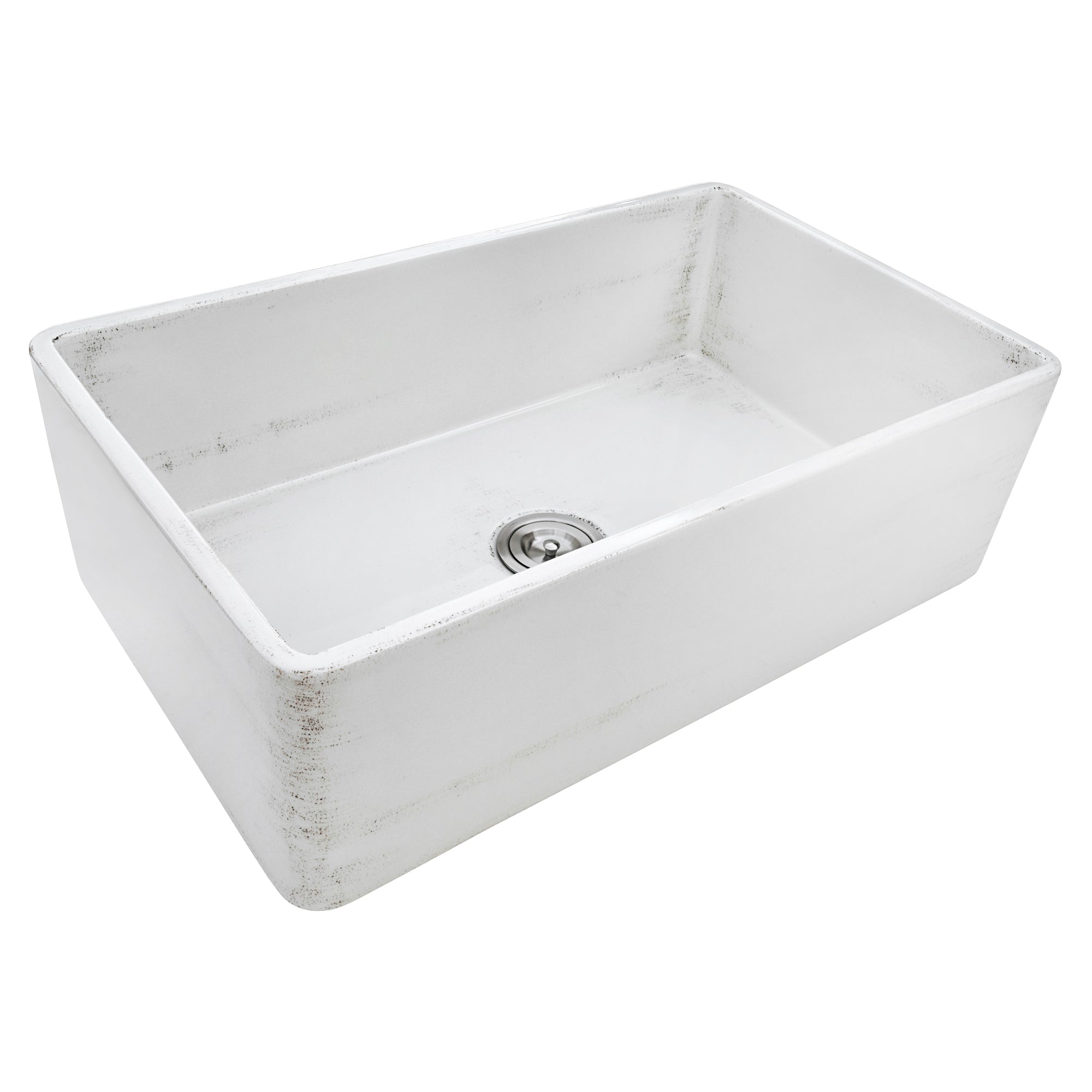 33 x 20 inch Fireclay Reversible Farmhouse Apron-Front Kitchen Sink Single Bowl