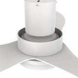 RYNA 36 In 3 Blade Smart Ceiling Fan With Integrated LED Lights With Google Home