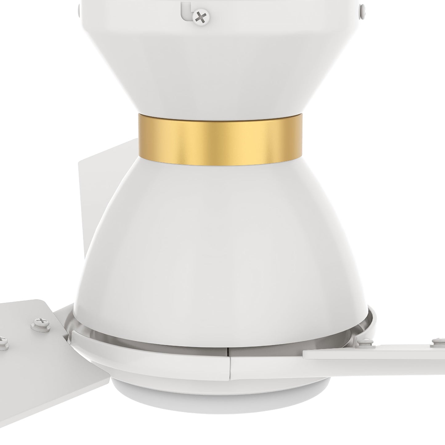 CALEN 44 In 3 Blade Smart Ceiling Fan With Integrated LED Lights With Google Home